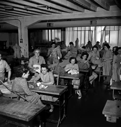 Making of Clothes With Plane Canvas, Paris, C. 1947